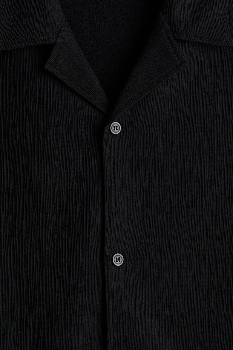 Relaxed-fit Resort Shirt, Alternate, color, Black