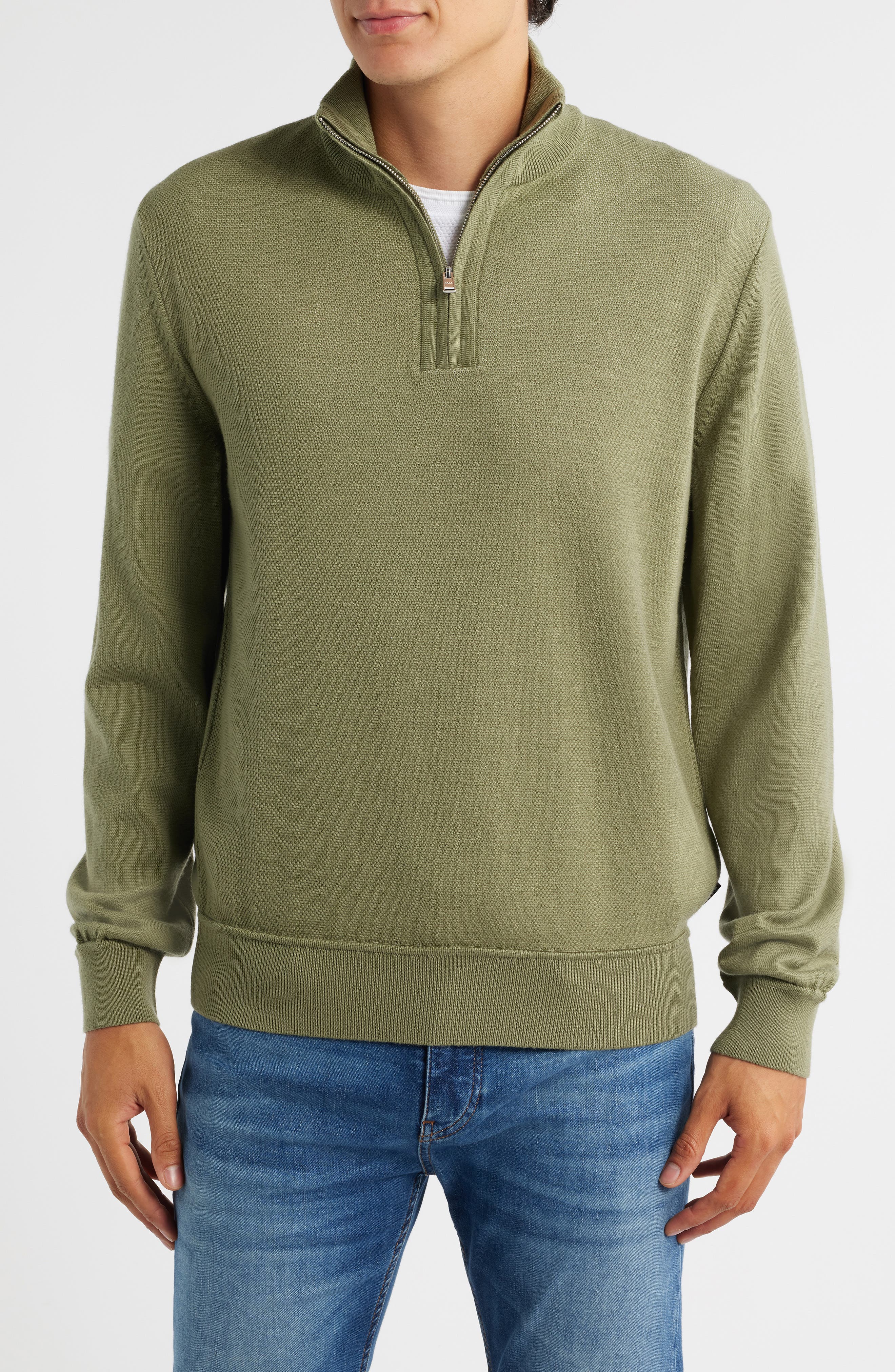 BOSS Illario Quarter Zip Sweater