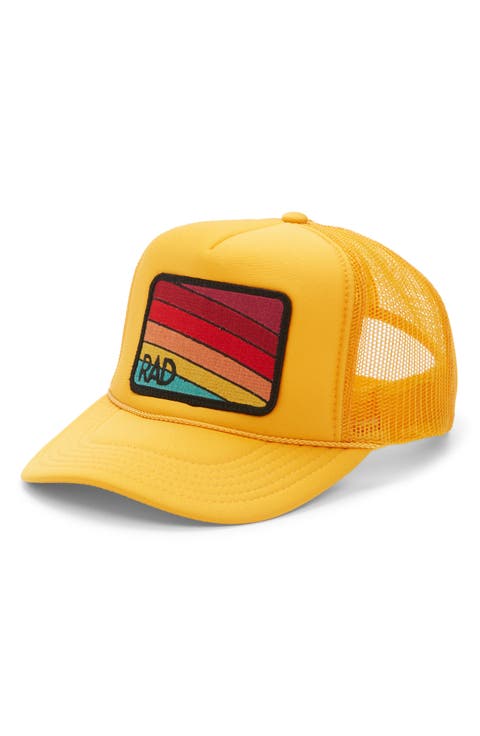 Rad Rainbow Patch Trucker Hat