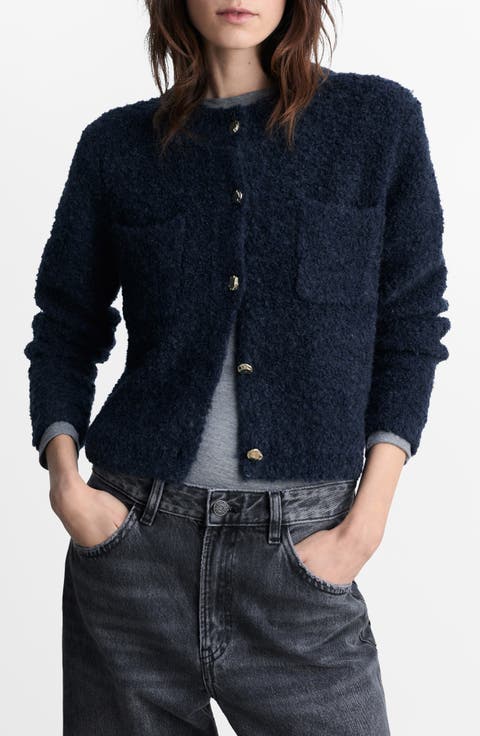 Bouclé Cardigan