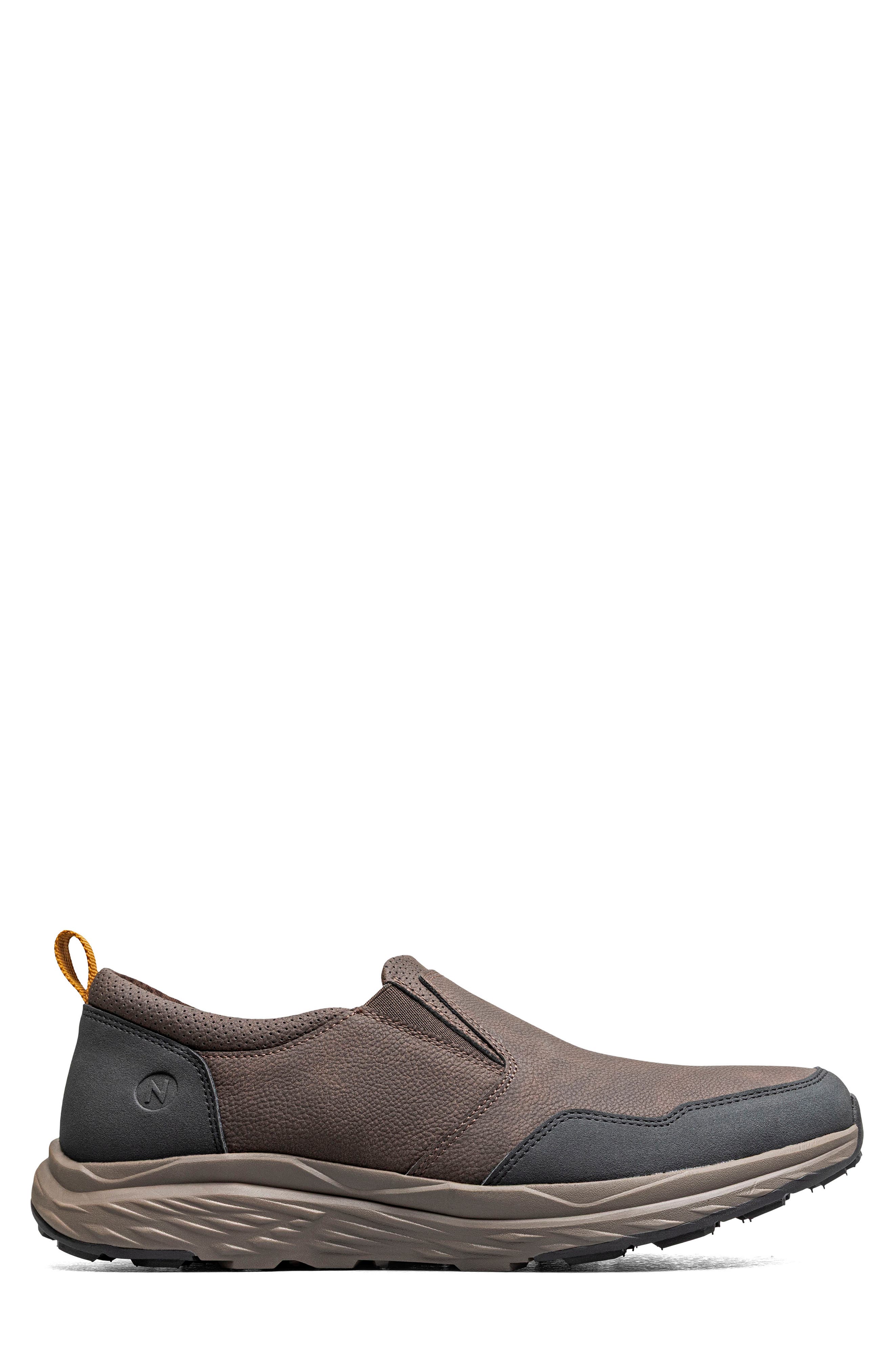 Jester Faux Leather Moc Toe Slip On, Alternate, color, BROWN