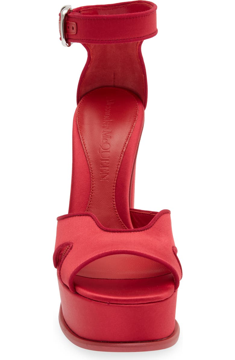 McQueen Butterfly Ankle Strap Platform Sandal, Alternate, color,