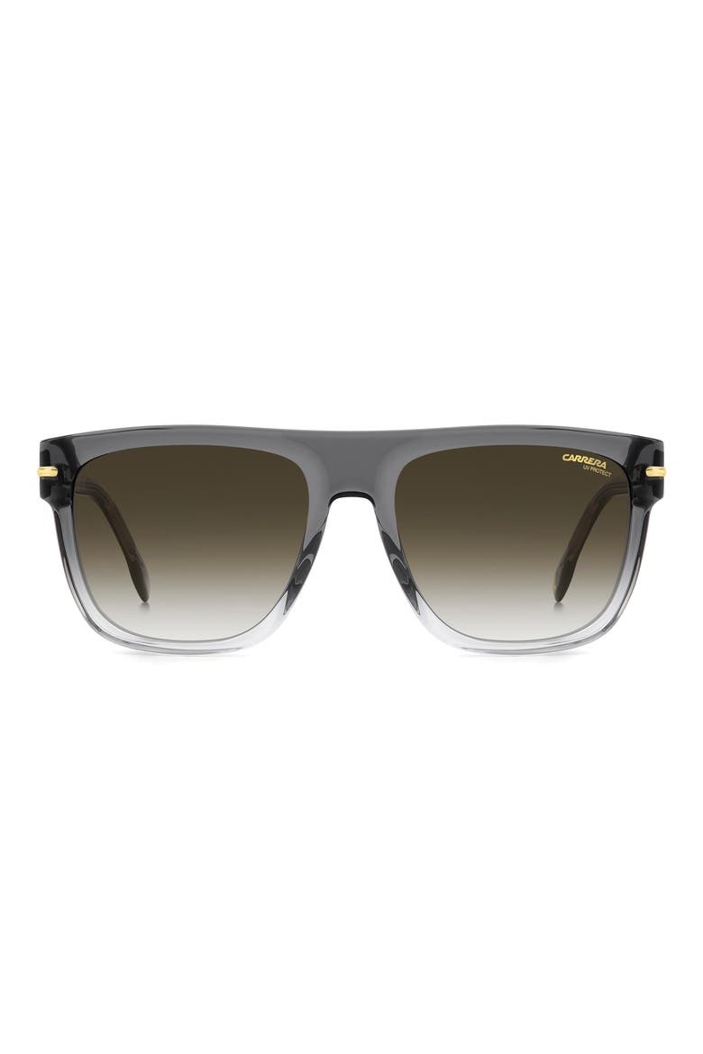 340/S Gradient Square Sunglasses, Main, color, GREY GOLD