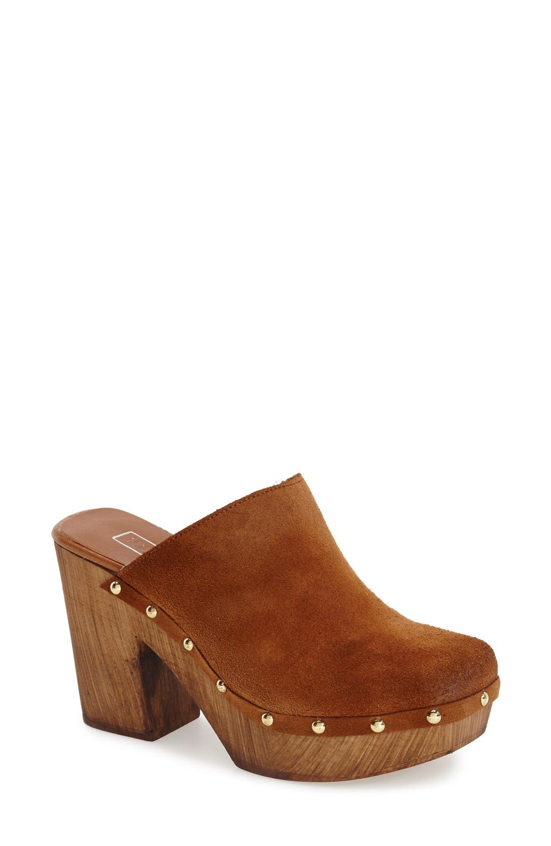 'Smock' Platform Clog, Main, color, TAN