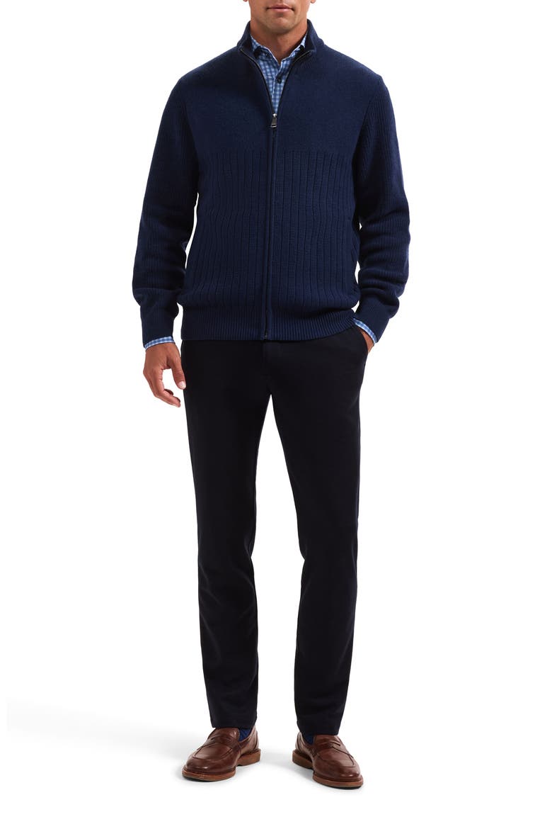 Full Zip Sweater, Alternate, color, NAVY
