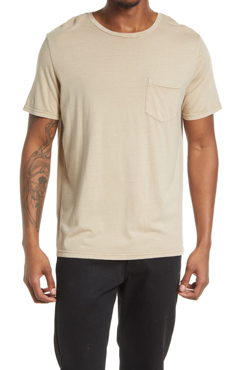 Rails Men's Johnny Cotton Blend Pocket T-Shirt, Main, color, Desert Sand