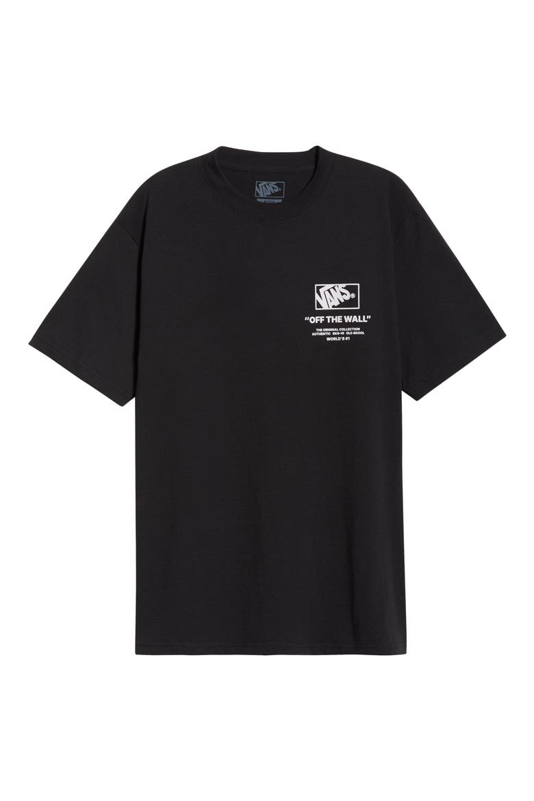 Stacked Hi Cotton Graphic T-Shirt, Alternate, color, BLACK