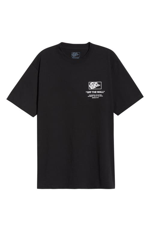 Vans Stacked Hi Cotton Graphic T-shirt In Black