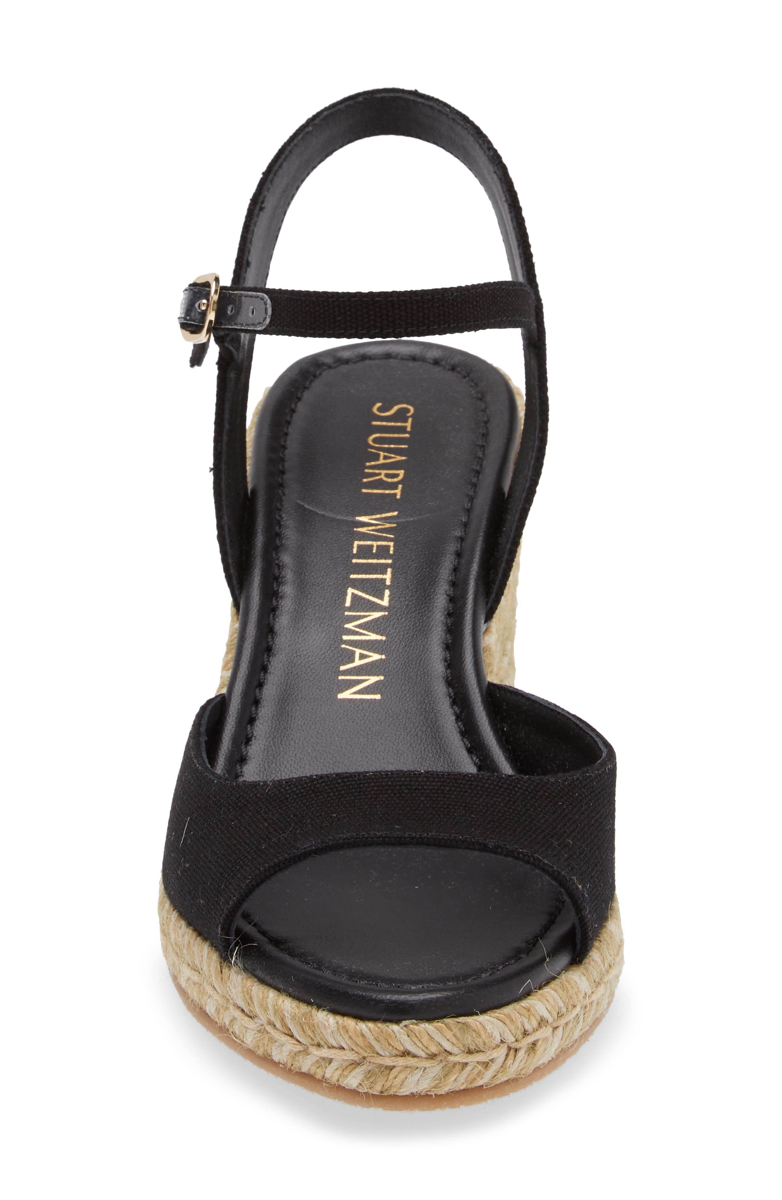 Stuart Weitzman Tia Espadrille Wedge Sandal, Alternate, color, 