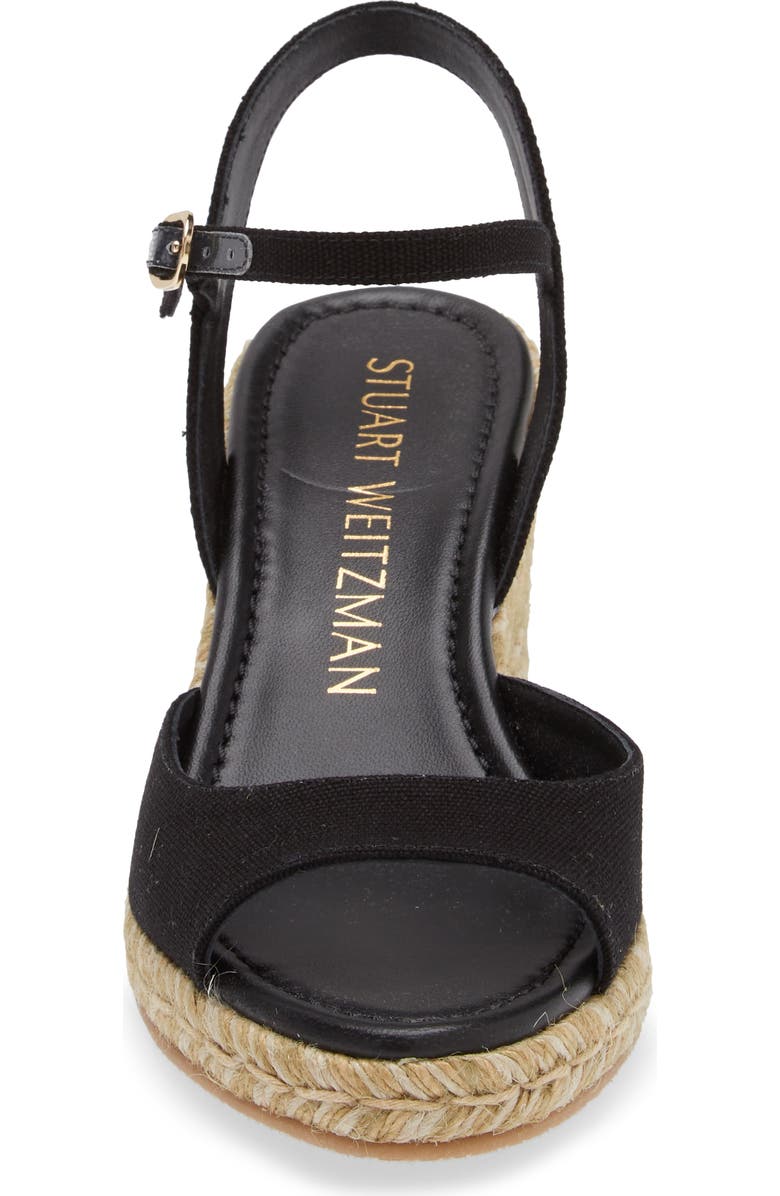 Stuart Weitzman Tia Espadrille Wedge Sandal, Alternate, color,