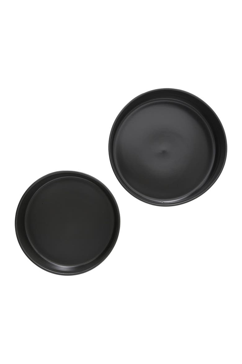 Celina Stoneware 2-Piece Serving Bowl Set, Alternate, color, Black
