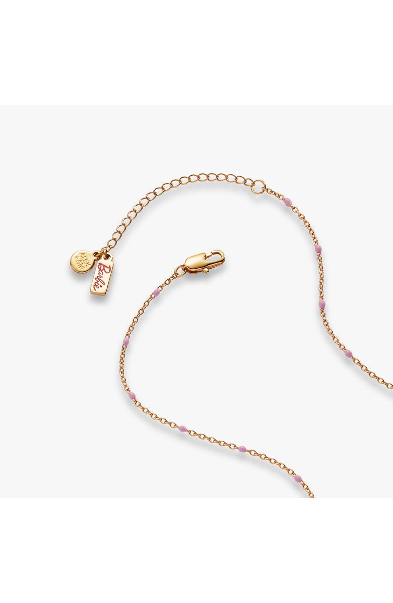 Alex and Ani Barbie Cowboy Boot Pendant Necklace, Alternate, color, Gold