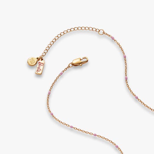 Alex And Ani Barbie Cowboy Boot Pendant Necklace In Gold