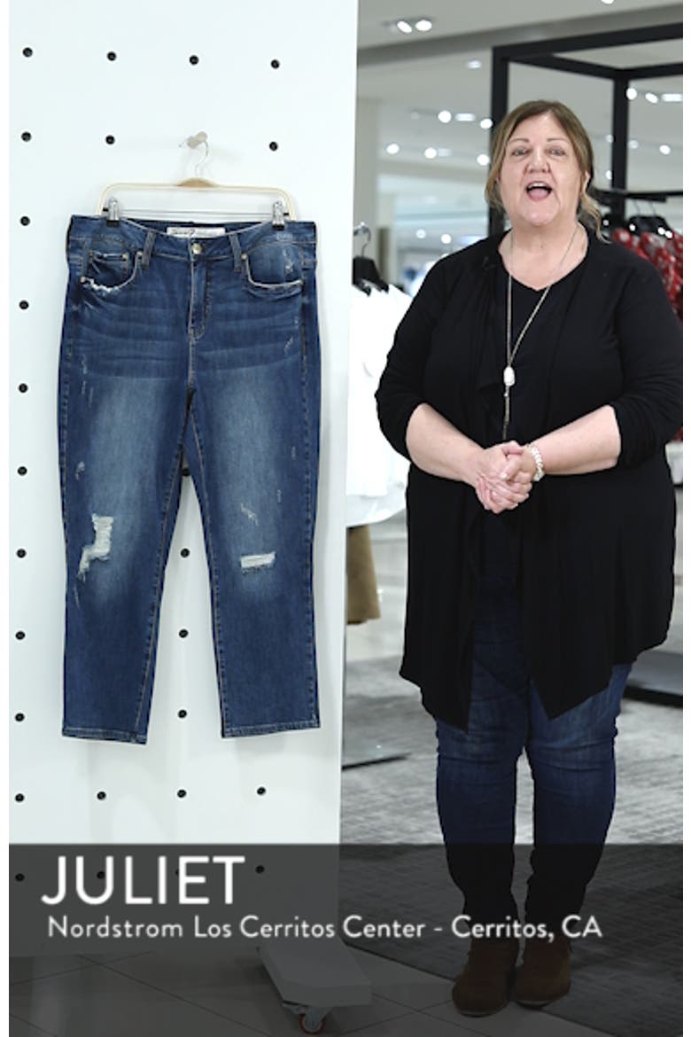 High Rise Straight Crop Jeans video