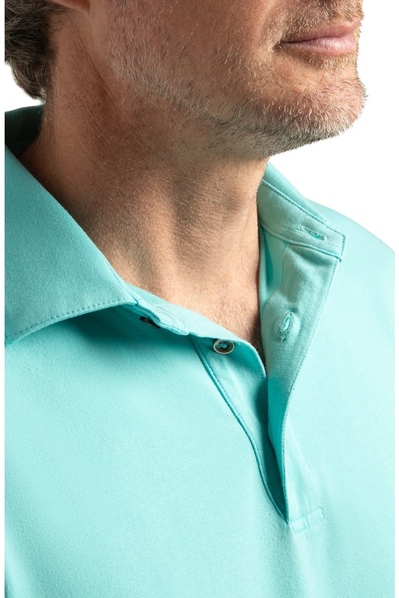 Pinehurst Classic Fit Cotton Blend Golf Polo, Alternate, color, BERMUDA