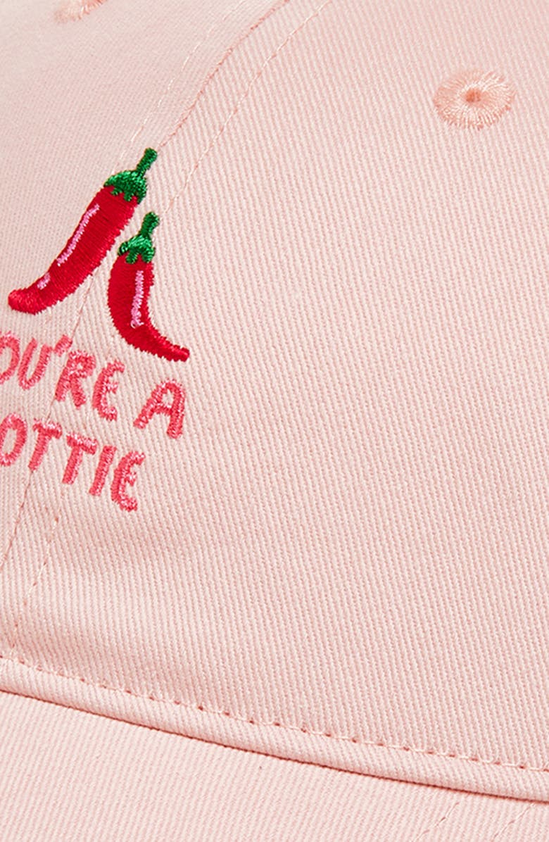 FRASIER STERLING You're A Hottie Baseball Cap, Alternate, color, Pink