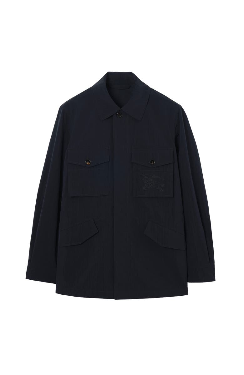 Burberry Nylon Jacket, Main, color, Navy