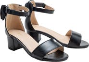 Tulleen Satin Banded Block Heels