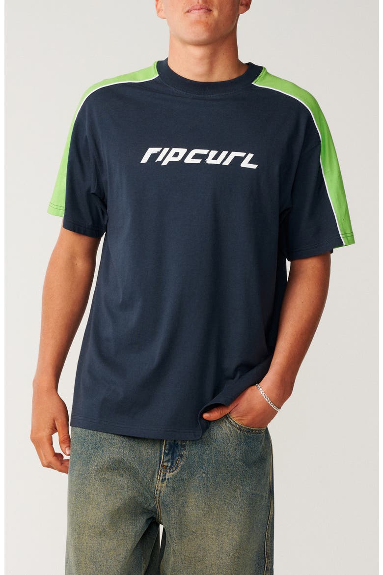 Archive Up Top Graphic Cotton T-Shirt, Main, color, DARK NAVY