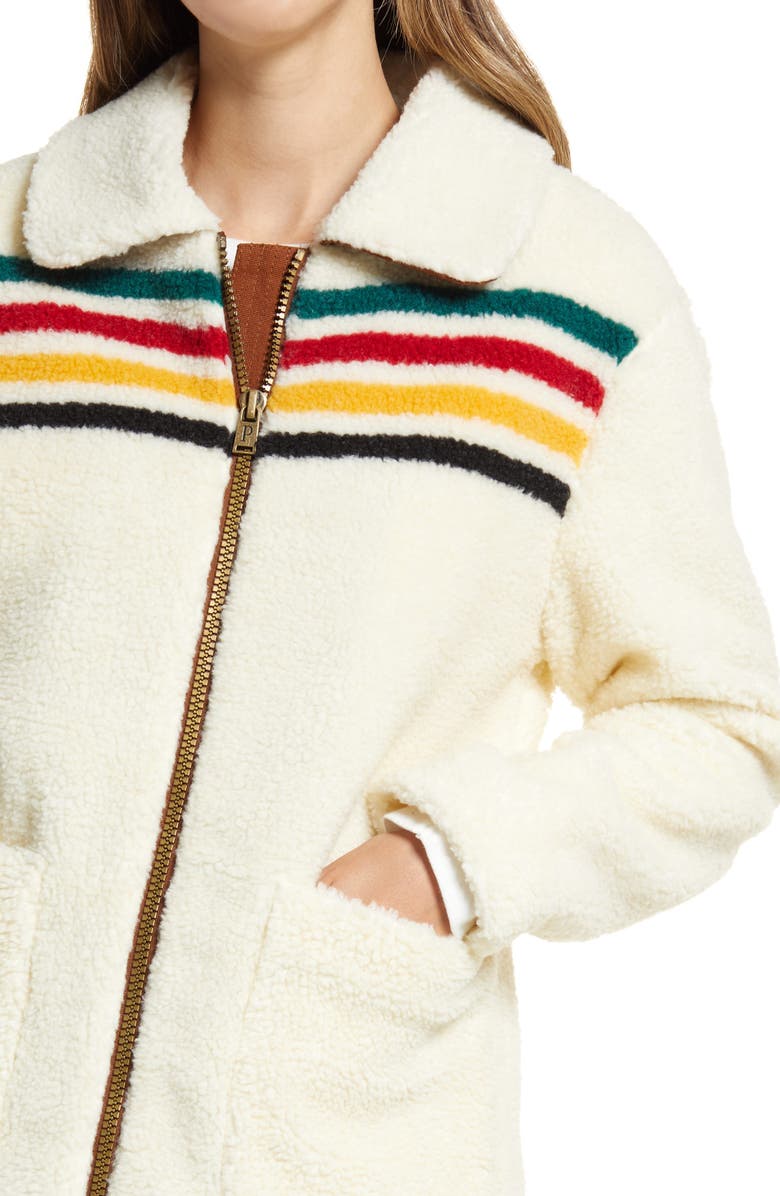 Pendleton Women's Glacier Sunset Fleece Zip-Up Jacket, Alternate, color, 