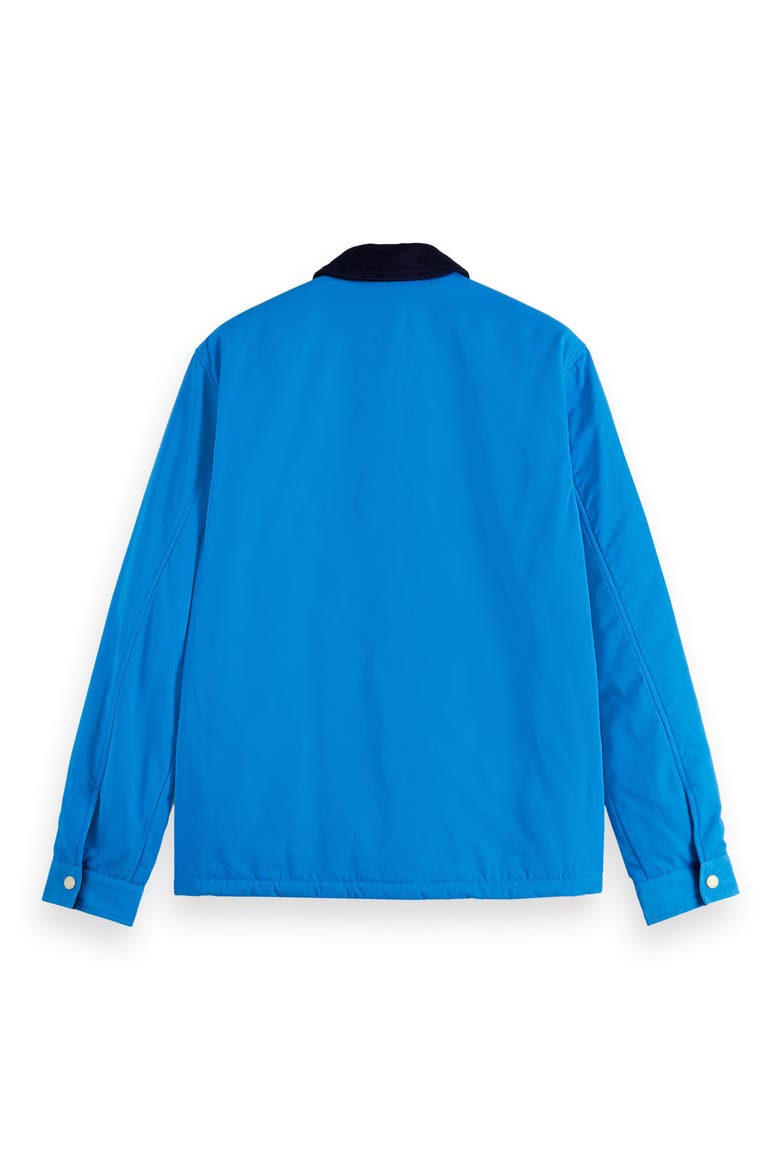 Embroidered Satin Club Jacket, Alternate, color, LEAGUE BLUE