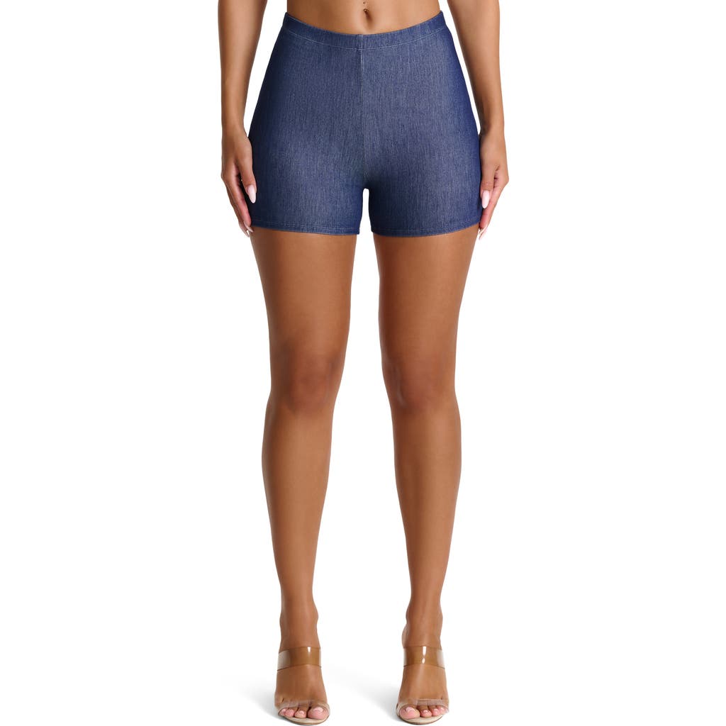 Naked Wardrobe Denim Fit Shorts In Blue