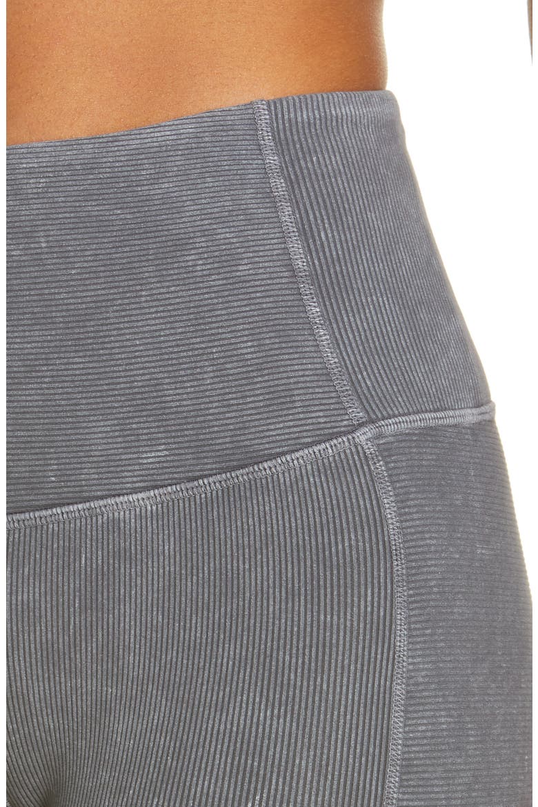 Snow Wash Rib Bike Shorts, Alternate, color, GREY FORGED
