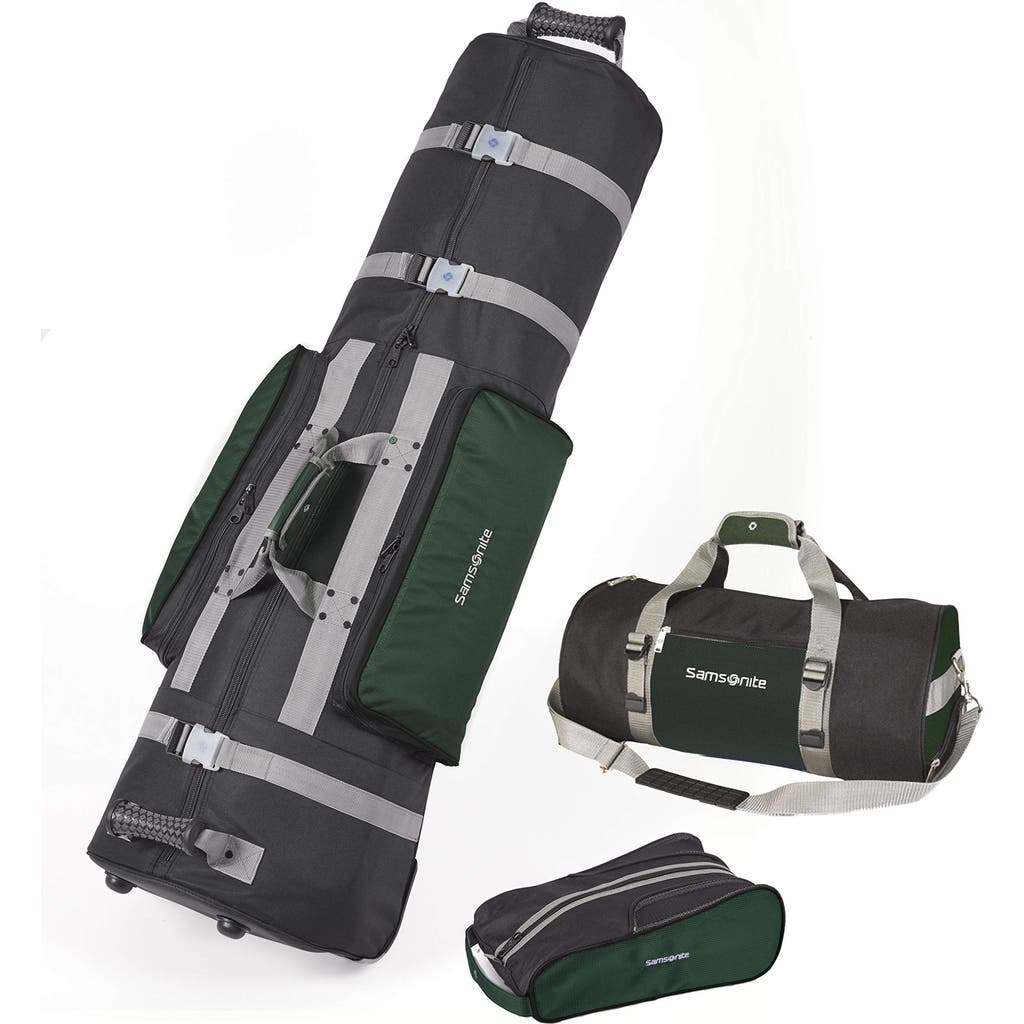 Samsonite Golf Deluxe 3 Piece Travel Set In Multi