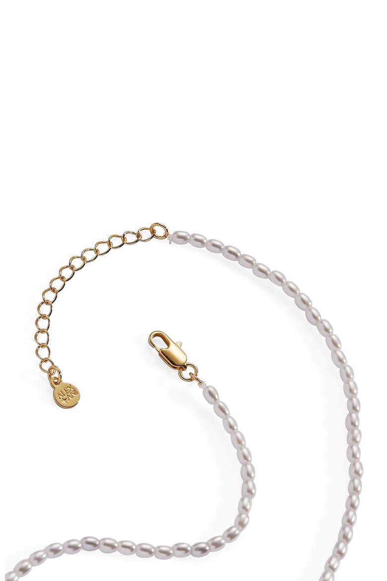 Moonlight Beach Pearl Charm Necklace, Alternate, color, Multi