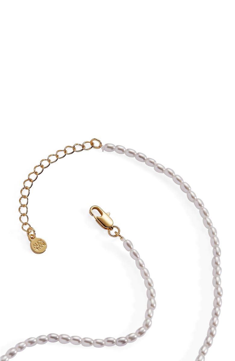 Alex and Ani Moonlight Beach Pearl Charm Necklace, Alternate, color, Multi