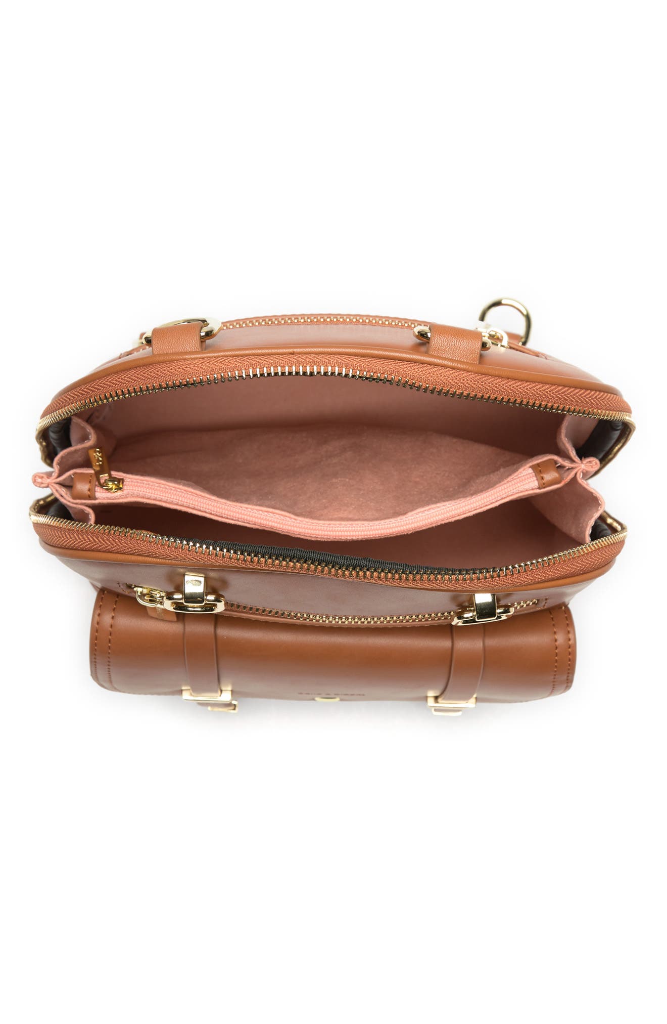 5th Ave Leather Backpack, Alternate, color, CAMEL