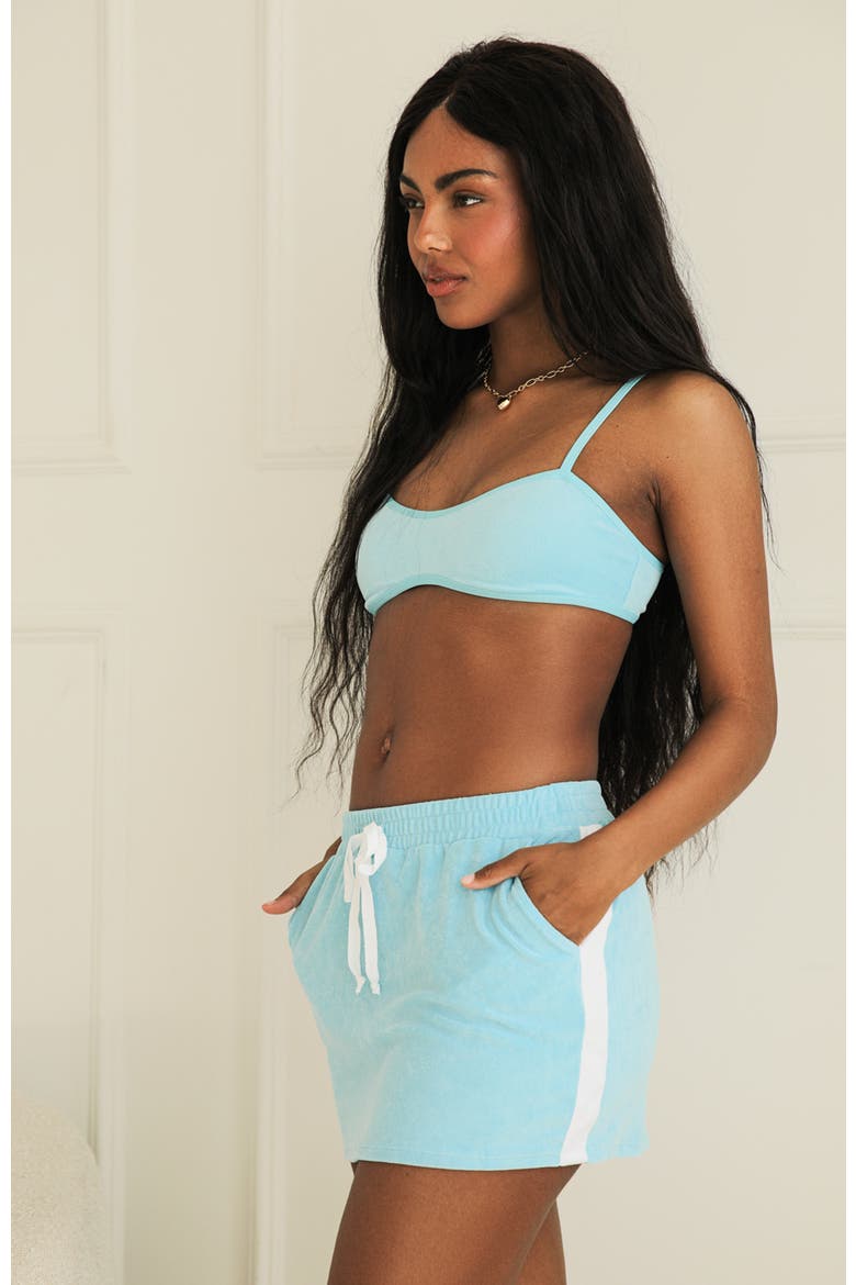 Blair Scoop Neck Bikini Top, Alternate, color, Pool Terry