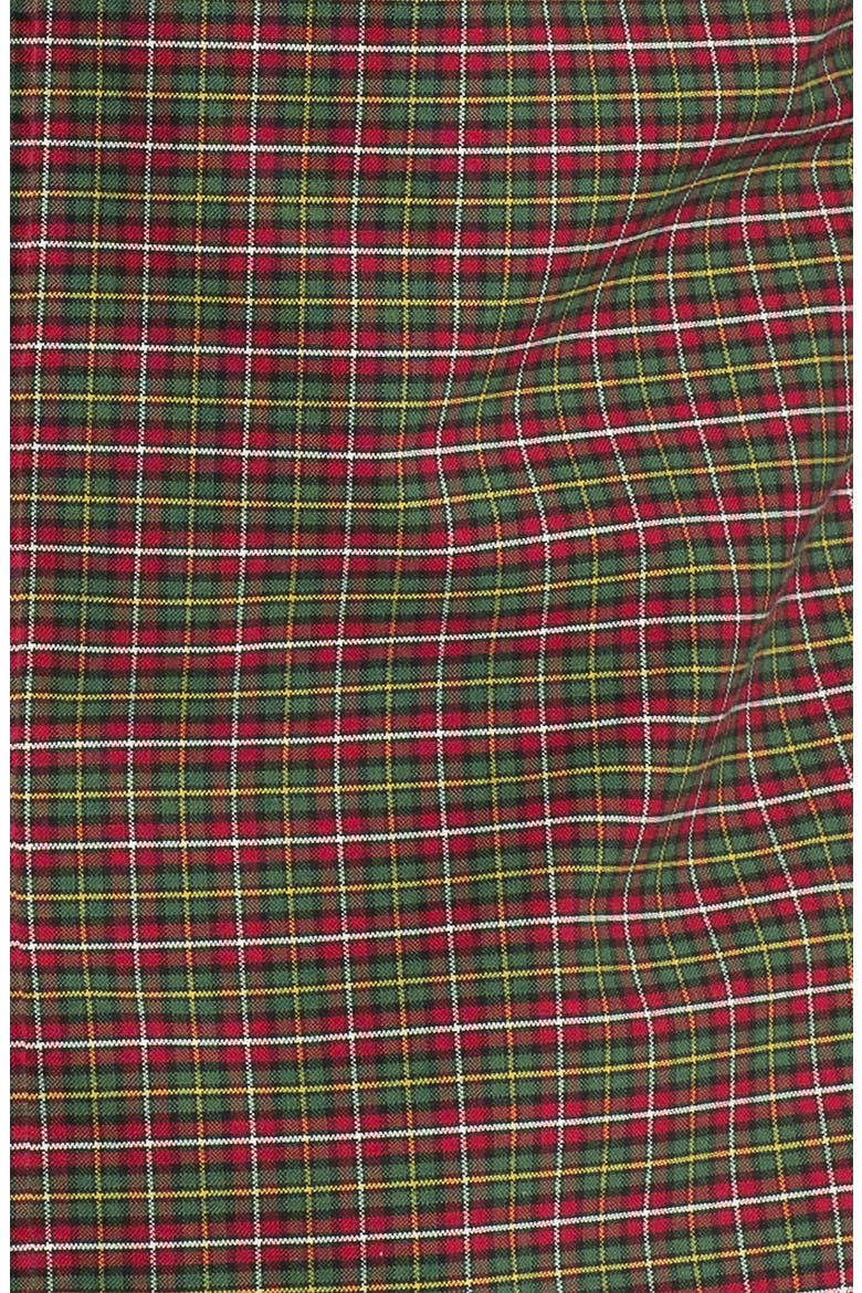 Custom Fit Plaid Sport Shirt, Alternate, color, BURGUNDY/ GREEN