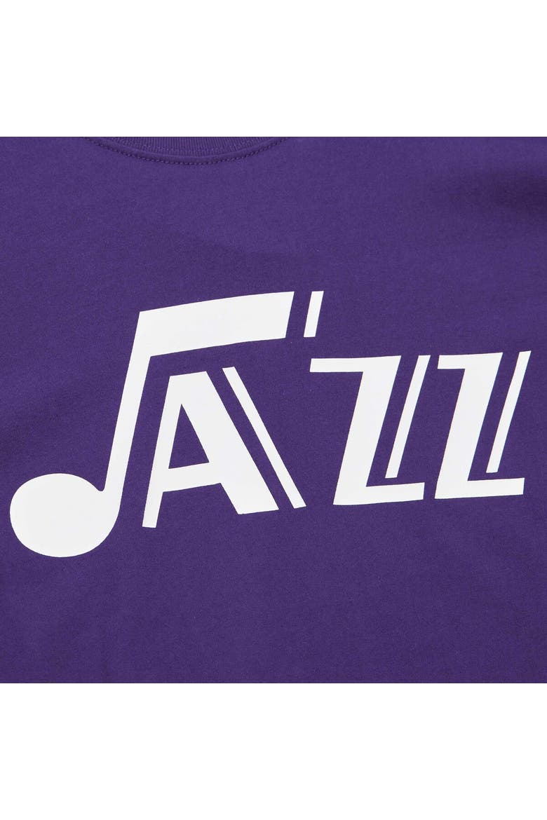 Men's Mitchell & Ness Purple Utah Jazz Hardwood Classics Nights Premium T-Shirt, Alternate, color, Purple