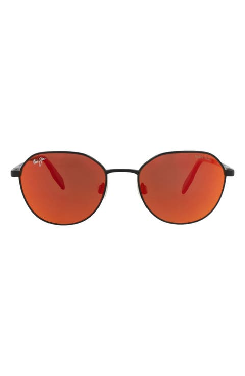 Gender Inclusive Core 50mm Polarized Round Sunglasses