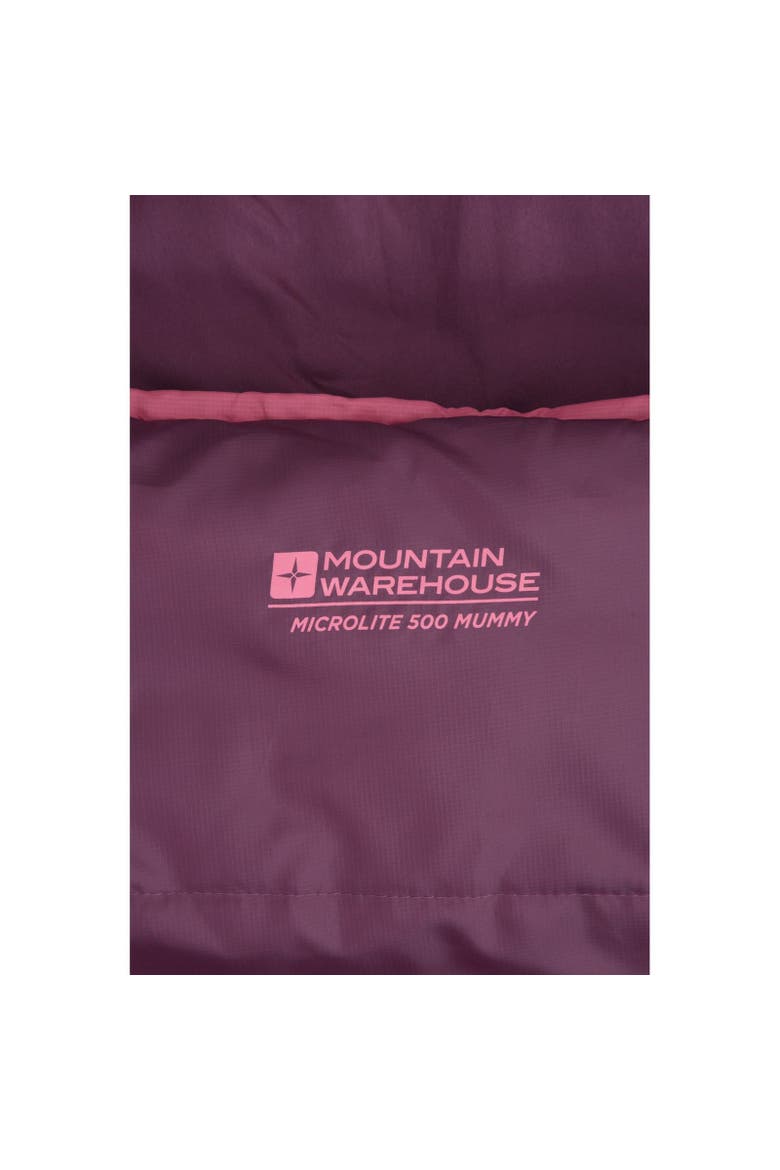 Microlite 500 Mid Season Right Zip Sleeping Bag, Alternate, color, Burgundy