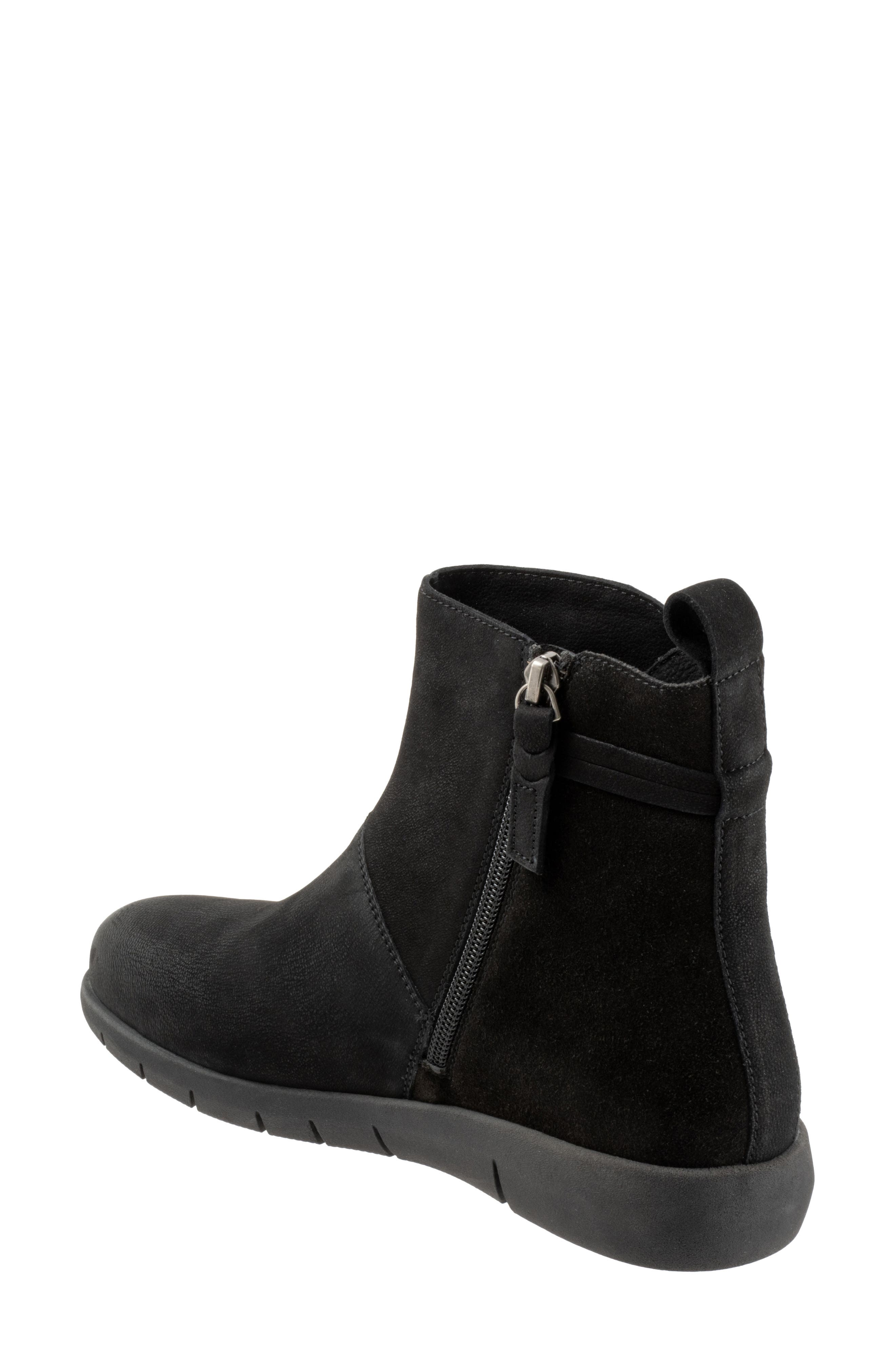 SoftWalk<sup>®</sup> Adelaide Bootie, Alternate, color, Black Nubuck