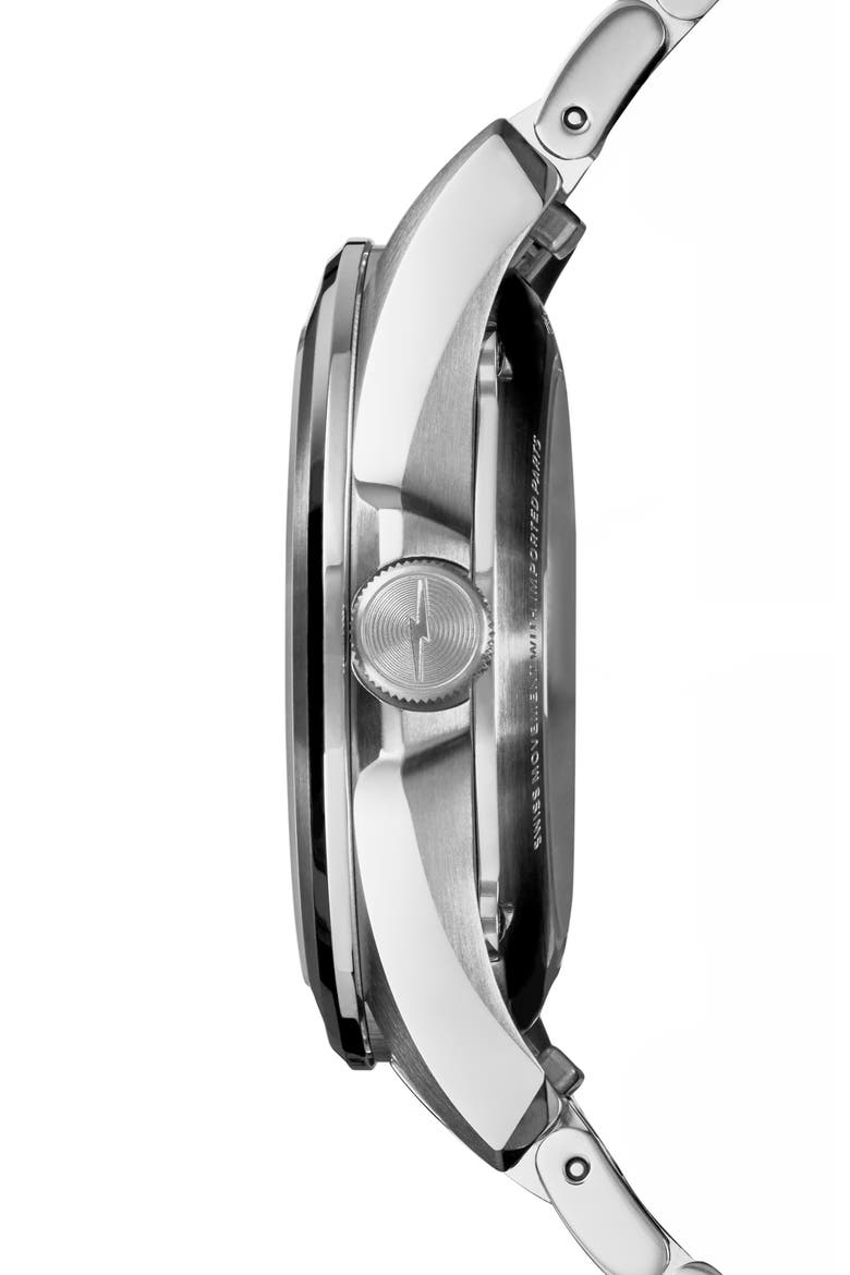 The Circadian Monster Automatic Bracelet Watch, 36mm, Alternate, color, ALABASTER