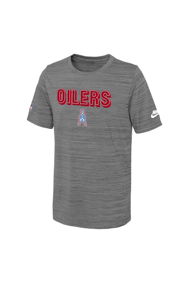 Youth Nike Heather Gray Tennessee Titans Throwback Performance T-Shirt, Alternate, color, Heather Gray