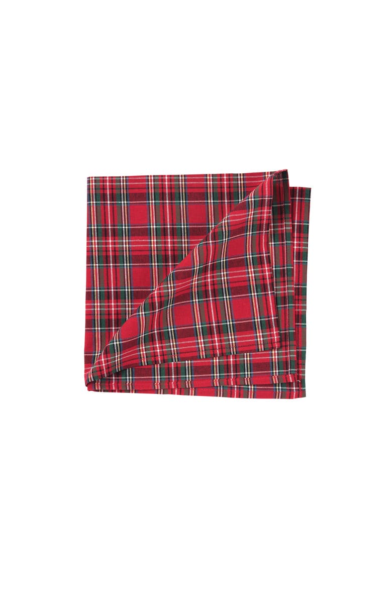 C&F Home Red Plaid Napkin Set of 6, Alternate, color, 