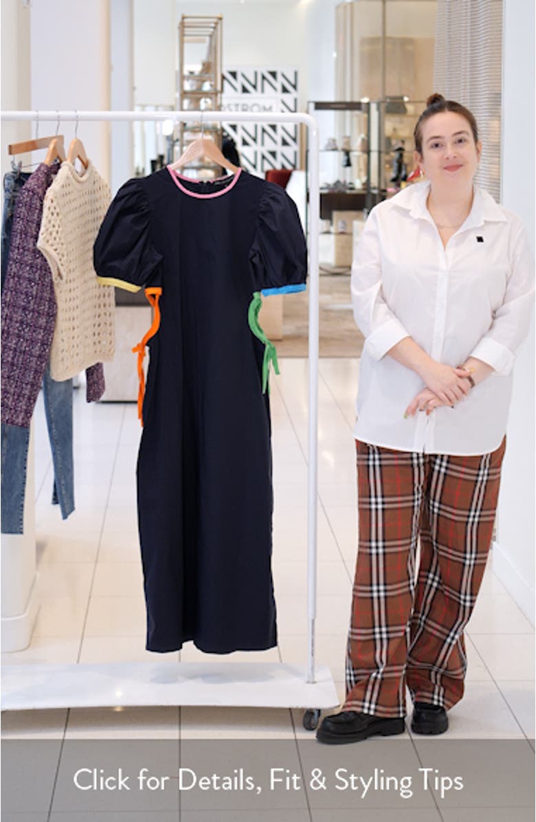 Colorblock Midi Dress, sales video thumbnail