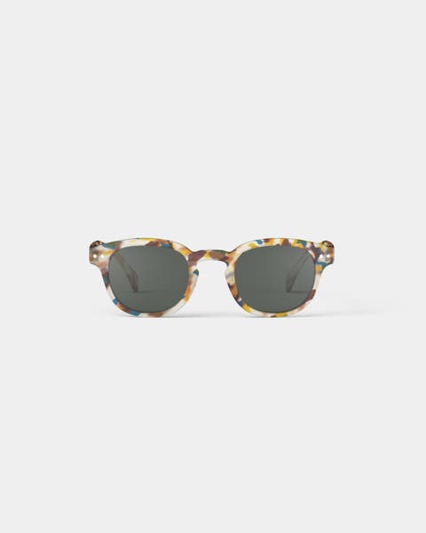 #C 47mm Square Sunglasses