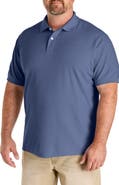 Harbor Bay by DXL Big & Tall Piqué Polo Shirt