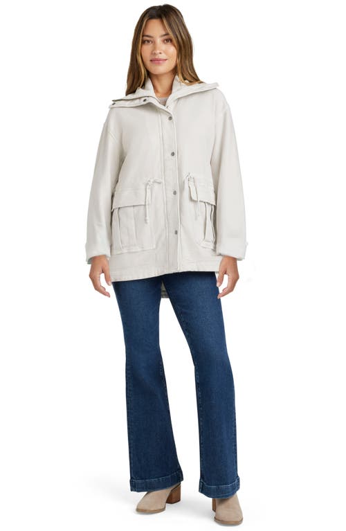 Splendid Meghan Cotton Blend Utility Jacket In Ice