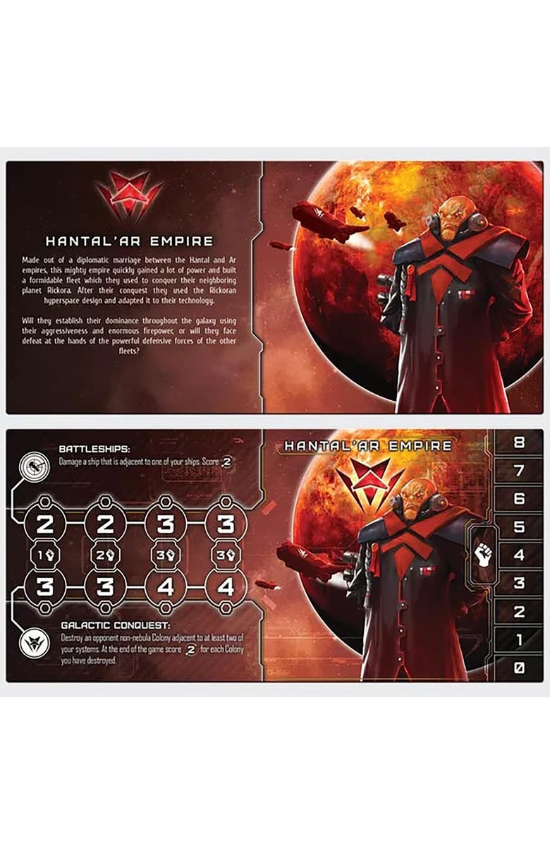 Archona Games Small Star Empires The Galactic Divide, Alternate, color, Multicolored