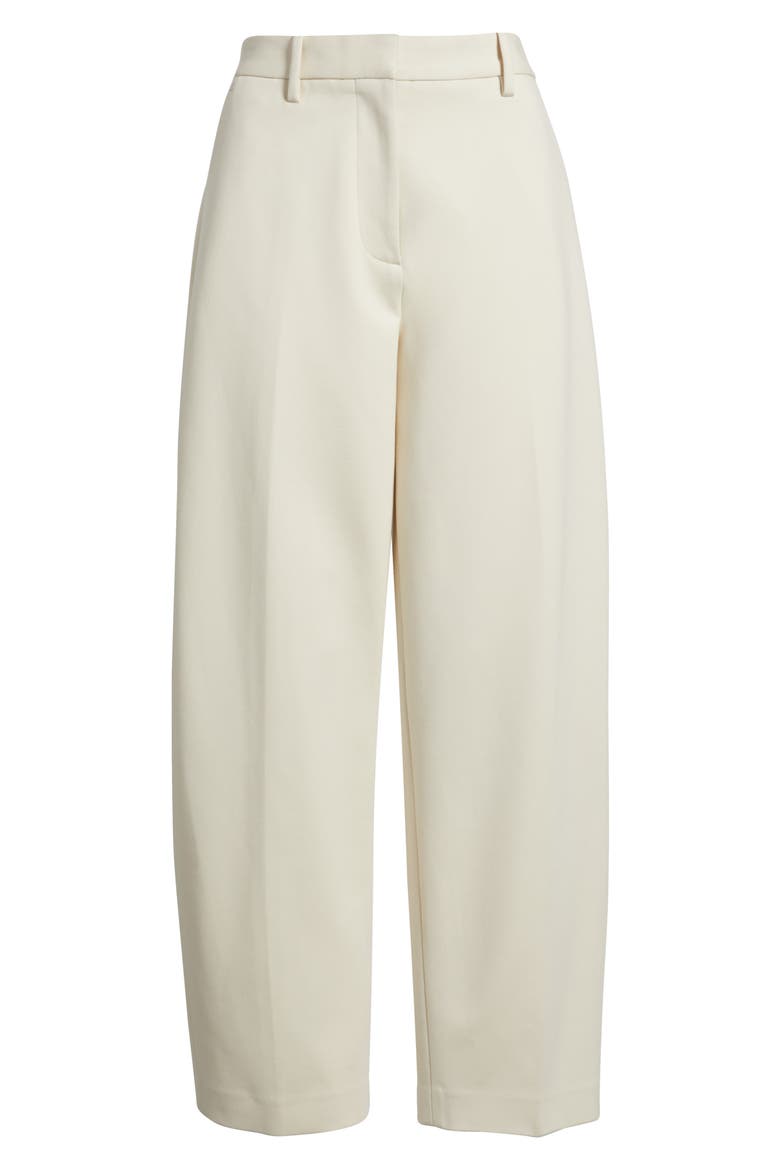 Vicky Ponte Knit Barrel Leg Pants, Alternate, color, IVORY