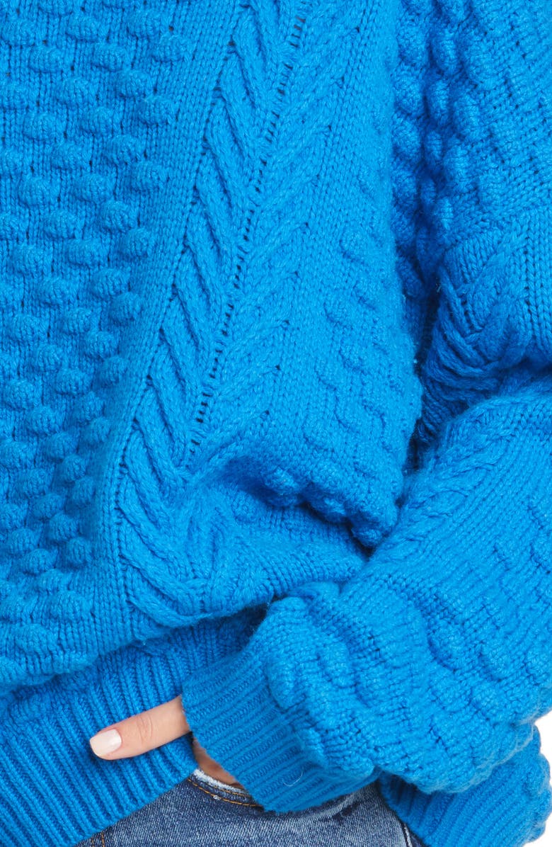 Tory Sport by Tory Burch Tory Sport Oversize Merino Wool Blend Sweater, Alternate, color, 