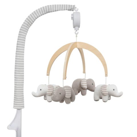 Musical Mobile - Elephant Heritage, Gray