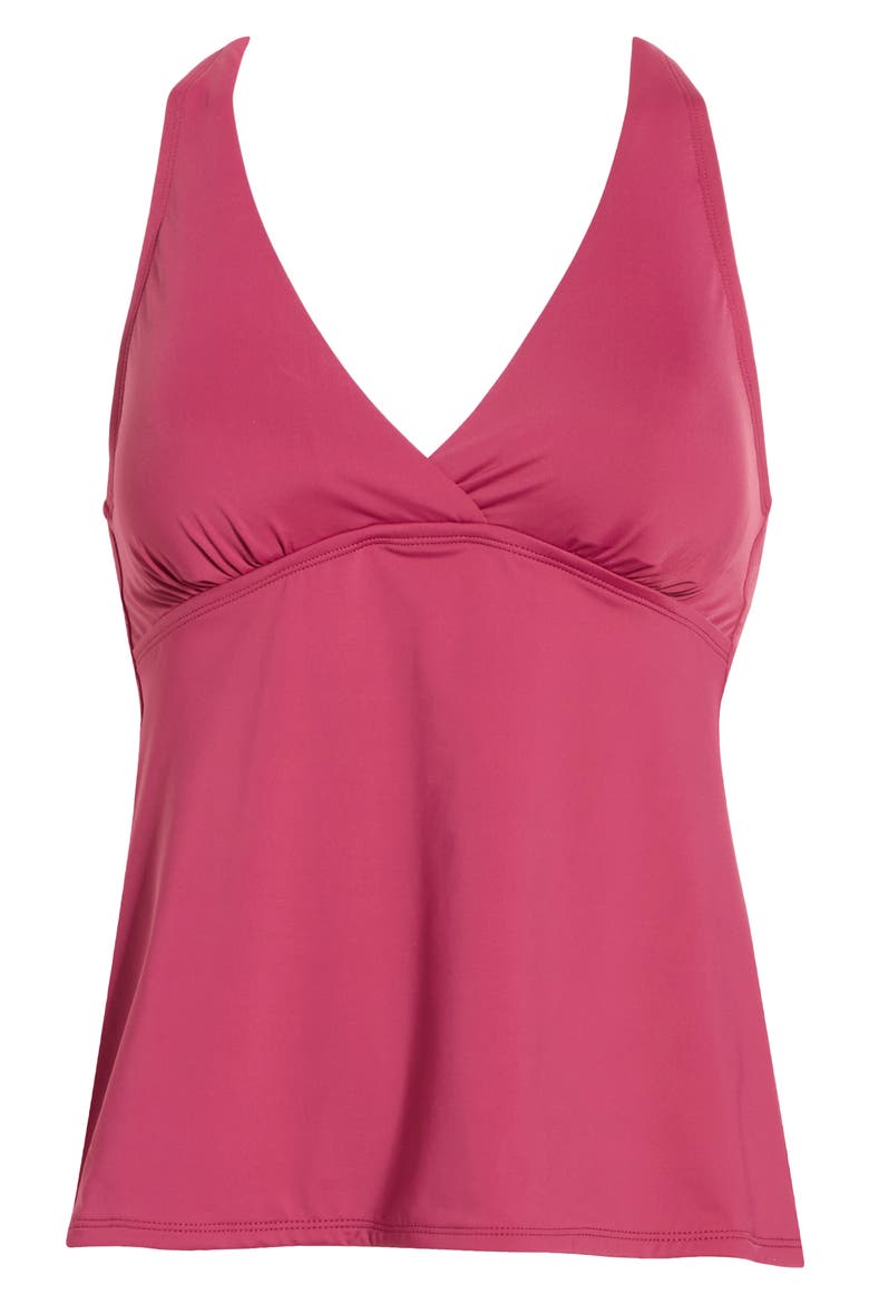 Susana Halter Tankini Top, Alternate, color, MULBERRY