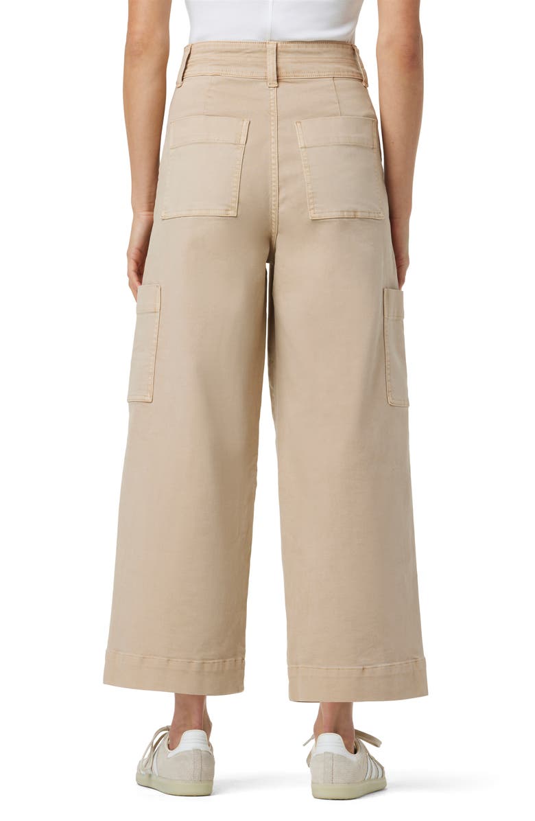 Joe's The Milla Wide Leg Cargo Jeans, Alternate, color, Khaki